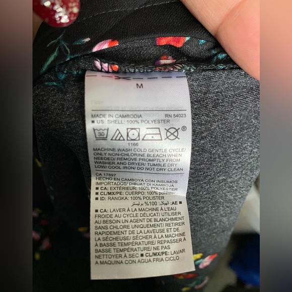 BNWT black floral shift dress - Picture 6 of 6